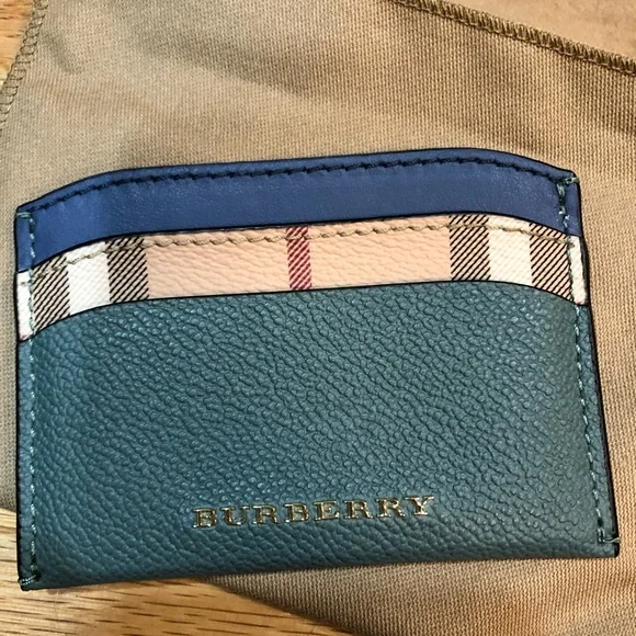 Burberry blue card holder - Picture 6 of 12